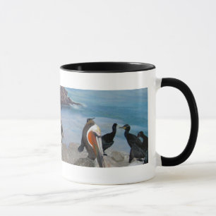 Pelicans and Cormorants mug
