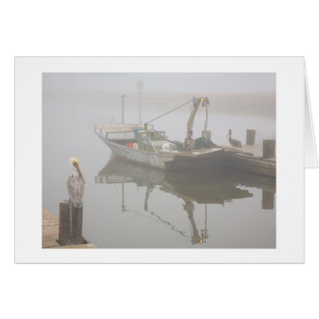 Pelicans and Shrimp Boat (Front Horizontal)