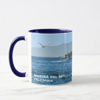 Pelicans Basking - Marina Del Rey, CA Mug