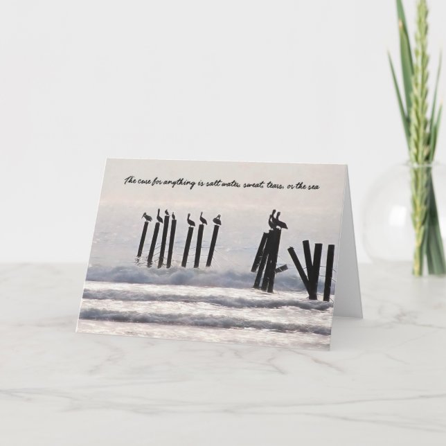 PELICANS Greeting Card (Front)
