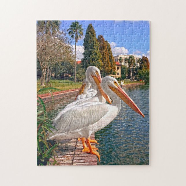 Pelicans of  Florida. Jigsaw Puzzle (Vertical)