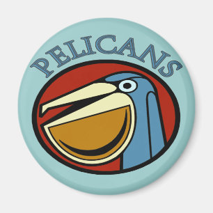 Pelicans Sports teams Magnet