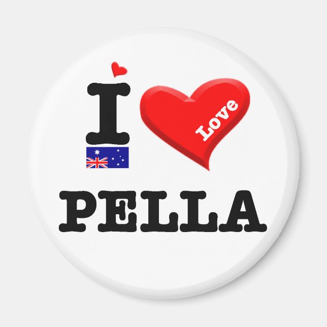 PELLA - I Love Magnet (Front)