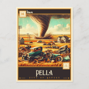 Pella, Iowa    Vintage Postcard