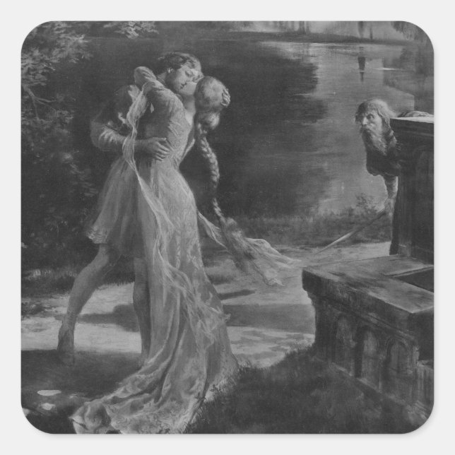 Pelleas and Melisande Opera, 1902 Square Sticker (Front)