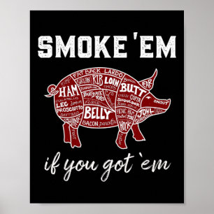 Pellet Grill Smoke em If You Got em Byrbecue Smoke Poster
