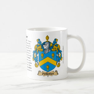 Pelletier Family Coat of Arms Mug