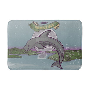 Pelorus Jack New Zealand Dolphin Bath Mat