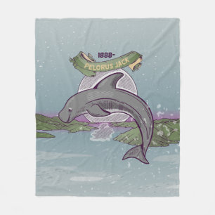 Pelorus Jack Risso's Dolphin Fleece Blanket