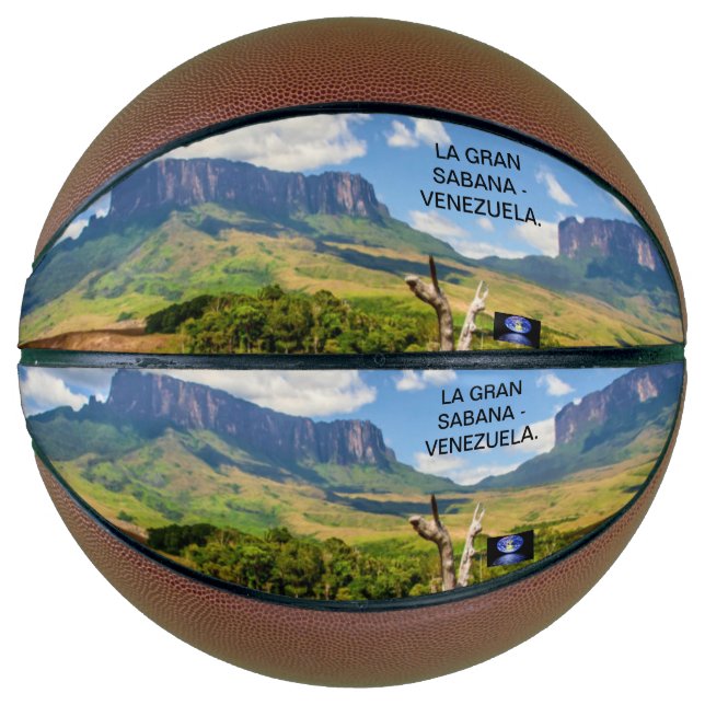Pelota de baloncesto de la Gran Sabana. Basketball (Front)