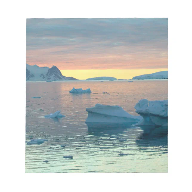 Draw Notepad Peltier Channel in the last light of the day Notepad | Zazzle