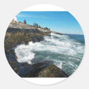 Pemaquid 1 classic round sticker