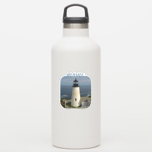 Pemaquid Lighthouse Maine Water Bottle Decal