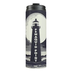 Pemaquid Point Light Moon Thermal Tumbler