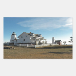 Pemaquid Point Lighthouse 11 Rectangular Sticker