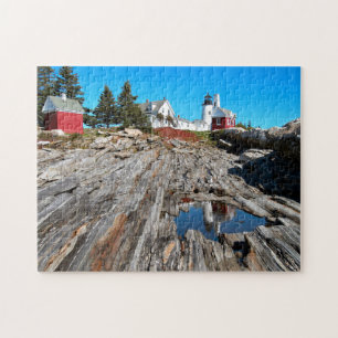 Pemaquid Point Lighthouse, Bristol Maine Jigsaw Puzzle