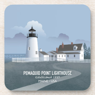 Pemaquid Point Lighthouse Coaster