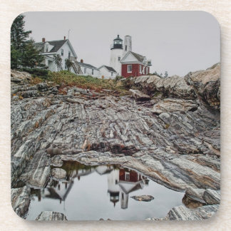 Pemaquid Point Lighthouse Cork Coaster