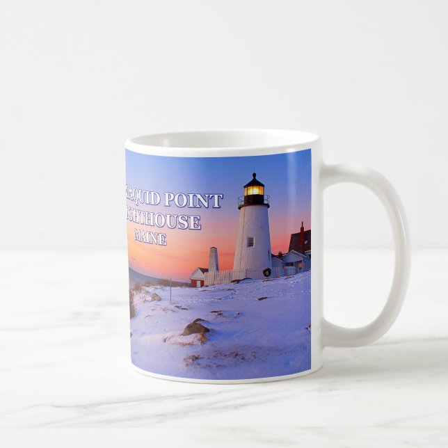 Pemaquid Point Lighthouse, Maine Coffee Mug (Right)