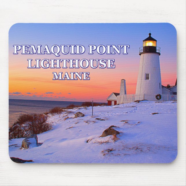Pemaquid Point Lighthouse, Maine Mouse Pad (Front)