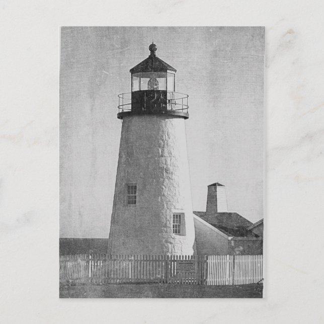 Pemaquid Point Lighthouse Maine Postcard (Front)