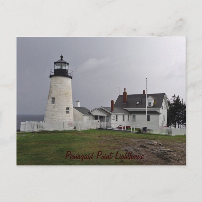 Pemaquid Point Lighthouse, Maine Postcard (Front)