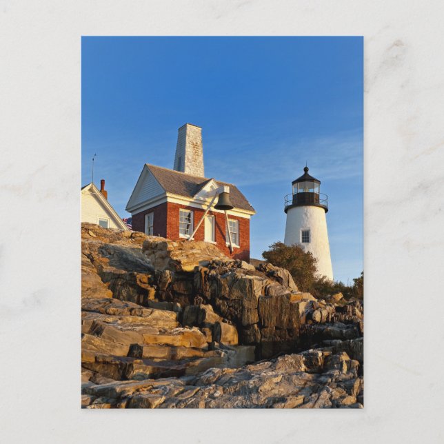 Pemaquid Point Lighthouse, Maine Postcard (Front)