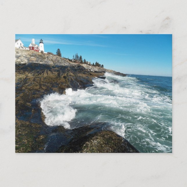 Pemaquid Point Lighthouse Postcard (Front)
