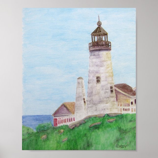 Pemaquid Point Lighthouse Poster (Front)