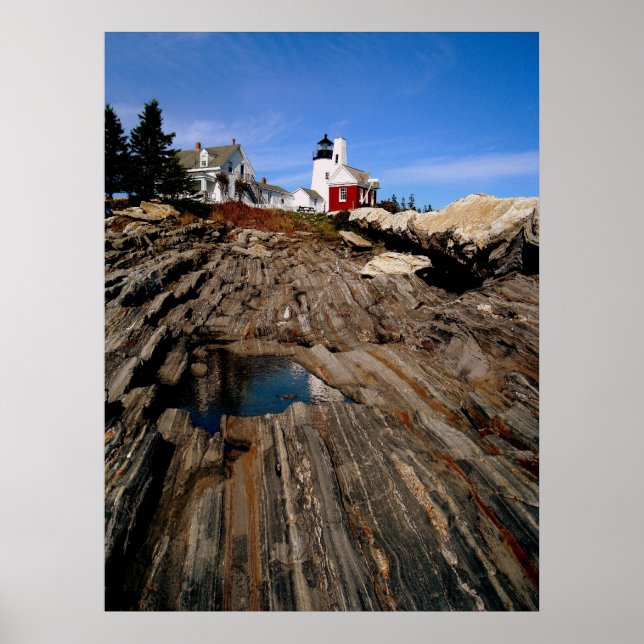 Pemaquid Point Lighthouse Poster (Front)