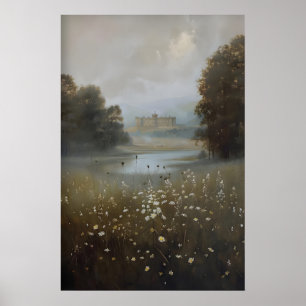 Pemberley Manor Pride and Prejudice Art Print