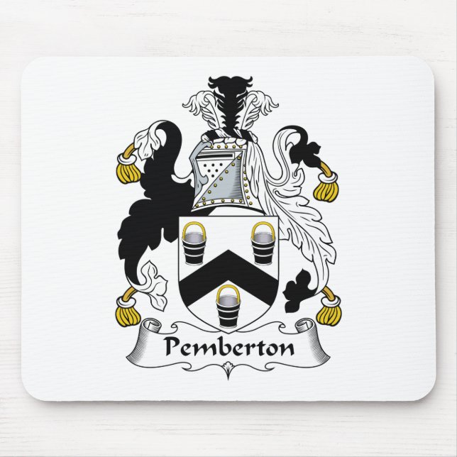 Pemberton Family Crest Mouse Pad (Front)