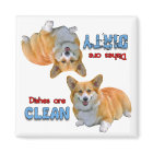 Pembroke Corgi Dog Lovers Dishwasher Magnet