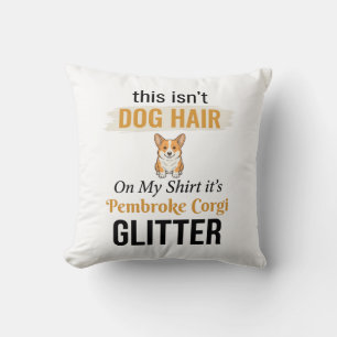 Pembroke Corgi Glitter Funny Dog Lover Design_1 Cushion