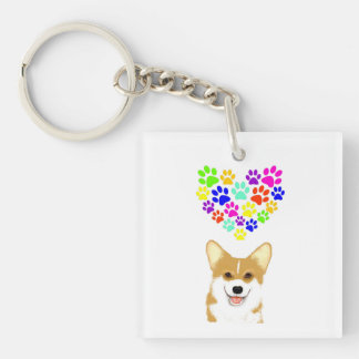Pembroke Corgi  Key Ring