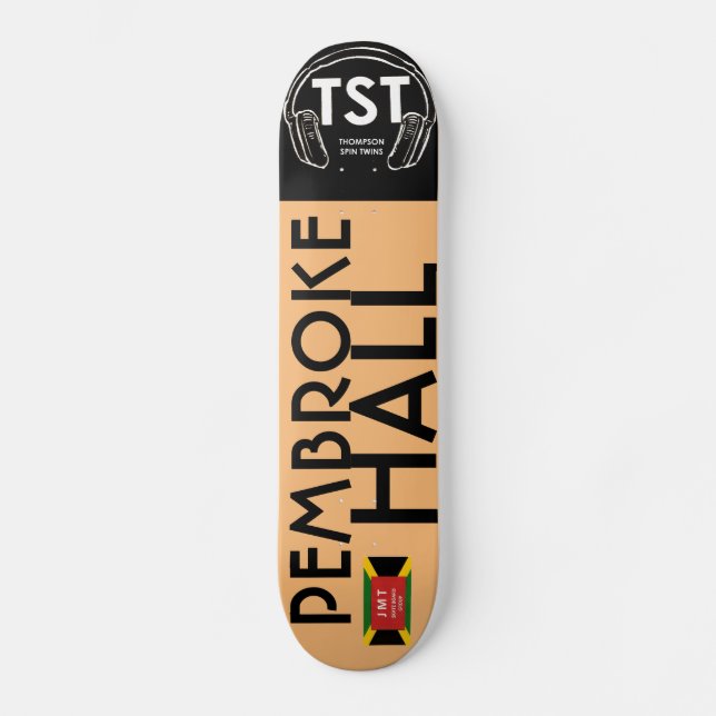 PEMBROKE HALL Skateboard (Front)