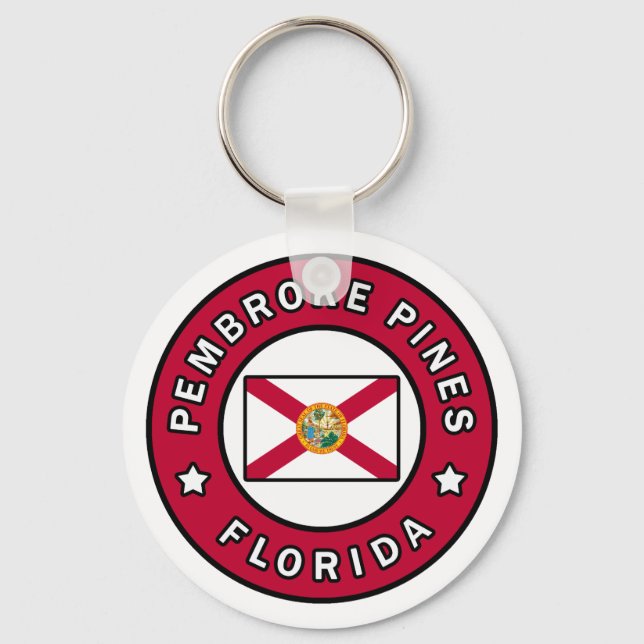 Pembroke Pines Florida Key Ring (Front)