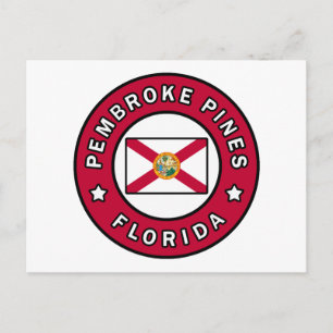 Pembroke Pines Florida Postcard