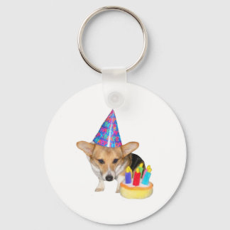 PEMBROKE WELSH CORGI-BIRTHDAY KEY RING