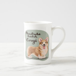 Pembroke Welsh Corgi Bone China Mug