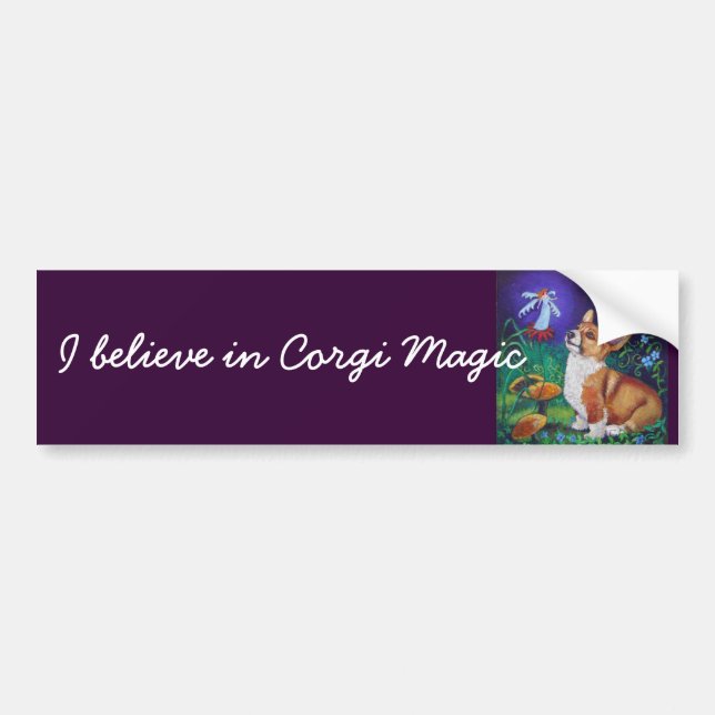 Pembroke Welsh Corgi Bumper Sticker (Front)