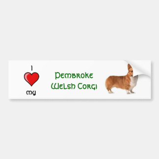 Pembroke Welsh Corgi Bumper Sticker