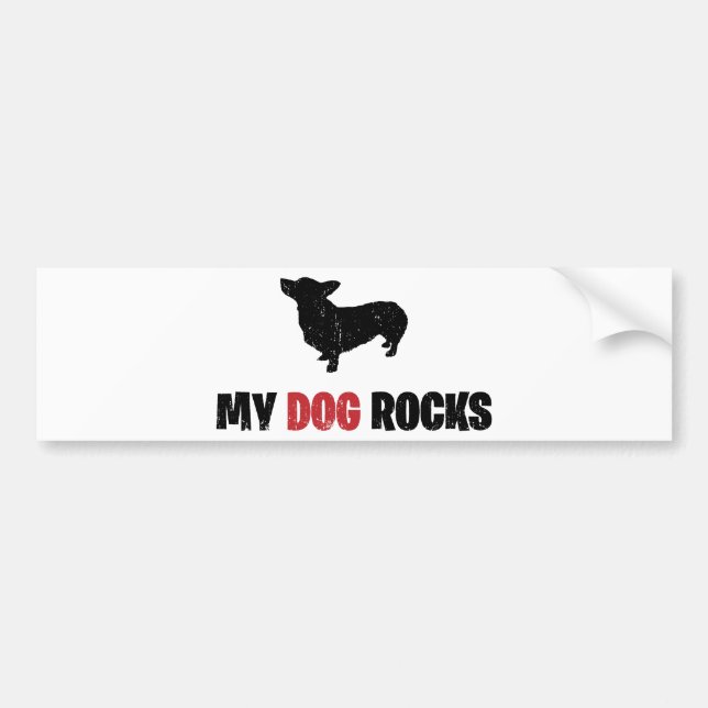 Pembroke Welsh Corgi Bumper Sticker (Front)