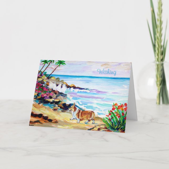 Pembroke Welsh Corgi Card (Front)