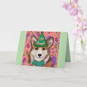 PEMBROKE WELSH CORGI CARD