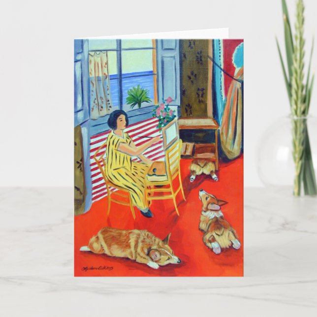 Pembroke Welsh Corgi Card (Front)