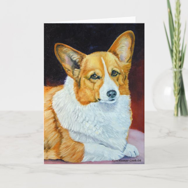 Pembroke Welsh Corgi Card (Front)