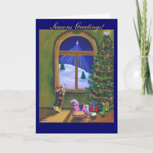 Pembroke Welsh Corgi Christmas Card