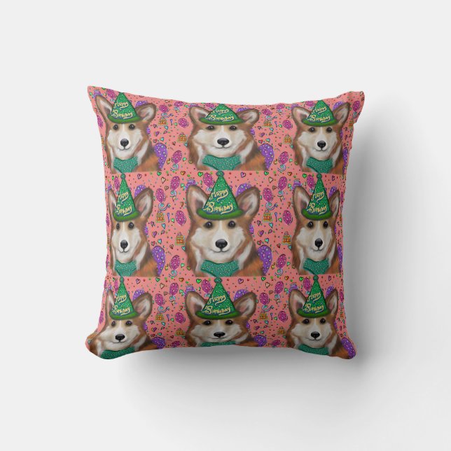 PEMBROKE WELSH CORGI  CUSHION (Front)