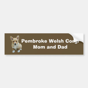 Pembroke Welsh Corgi Cute Bumper Sticker